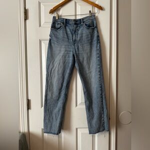 Abercrombie & Fitch High Rise Straight Ankle Jeans Women's Size 29 (8R)